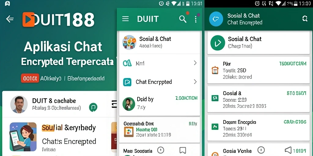 Tampilan antarmuka aplikasi DUIT188 yang user-friendly.
