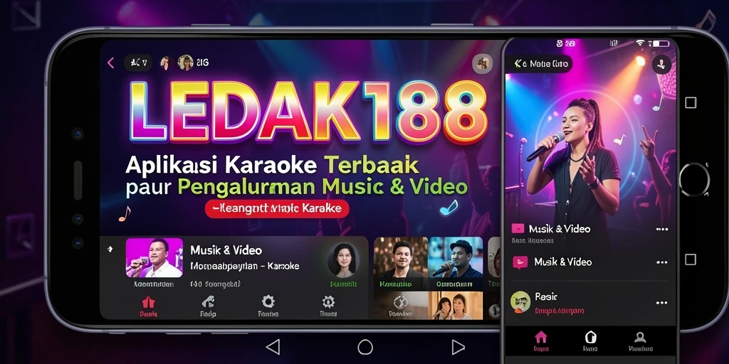 Tampilan antarmuka LEDAK188 yang menarik dengan banyak pilihan lagu.