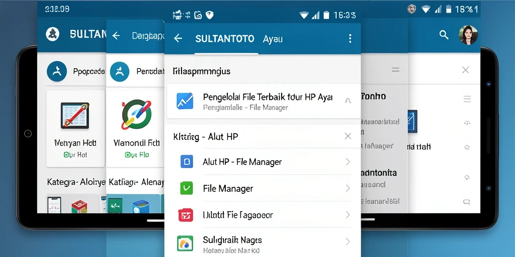 Antarmuka aplikasi SULTANTOTO yang sederhana dan fungsional.