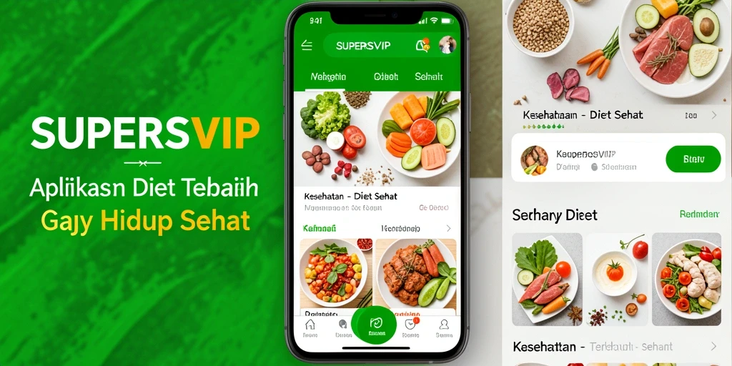 Tampilan antarmuka SUPERSVIP yang intuitif dan menarik.
