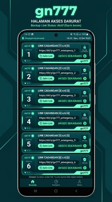 Halaman Link Alternatif Gn777 untuk Pengguna Android